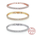 4mm Cubic Zirconia Tennis Bracelet