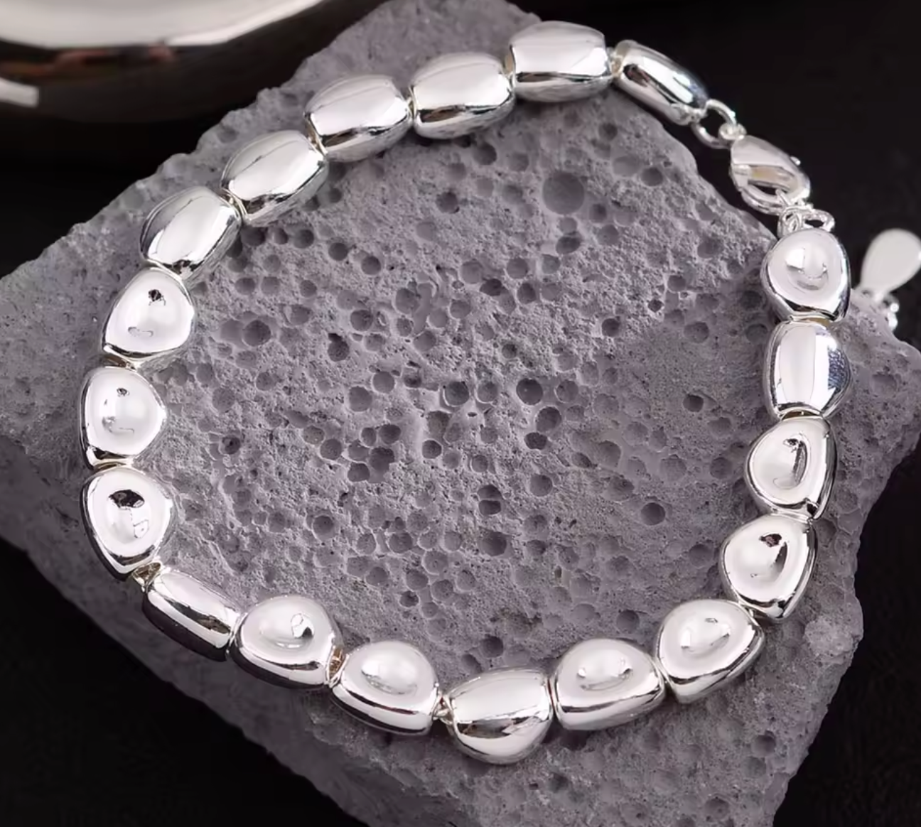100% Solid 925 Sterling Silver Vintage Handmade Bracelet