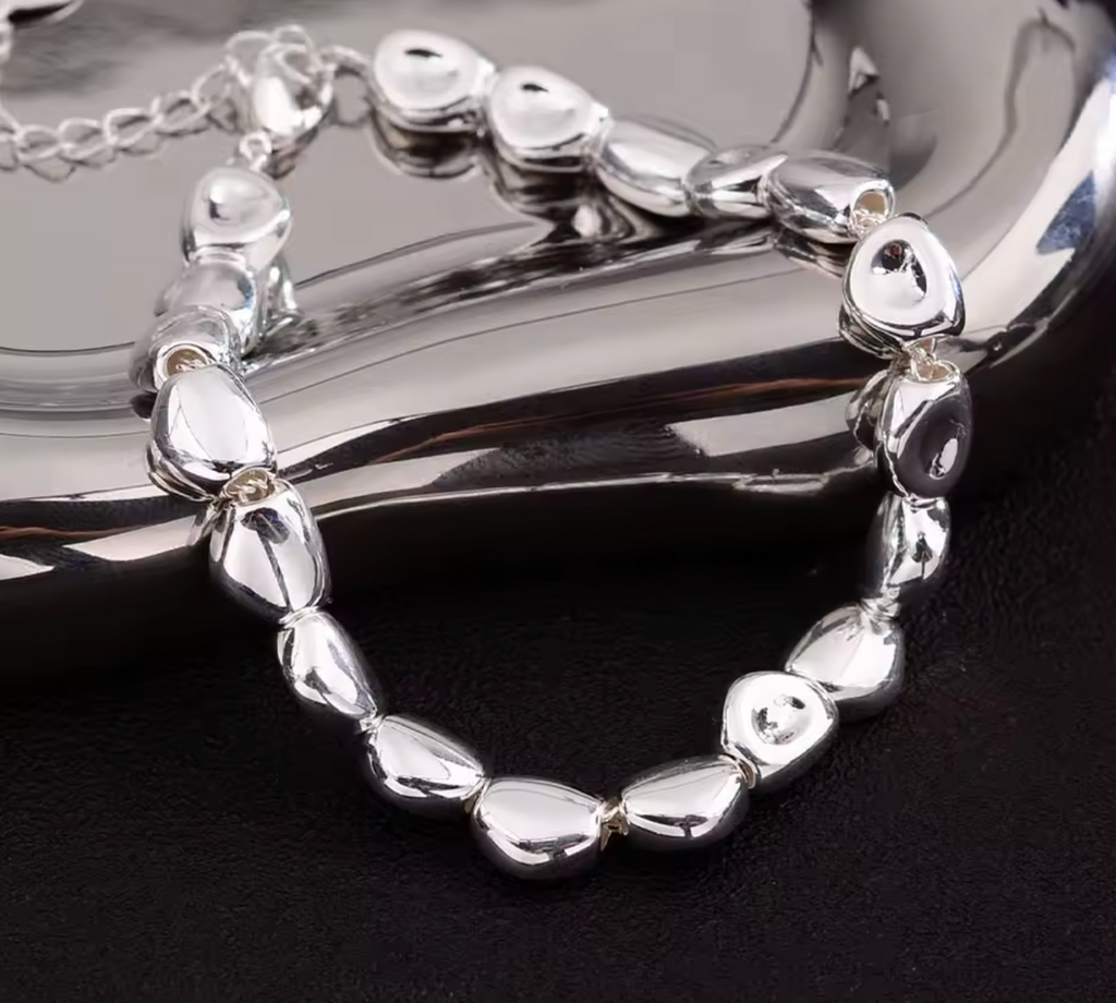 100% Solid 925 Sterling Silver Vintage Handmade Bracelet