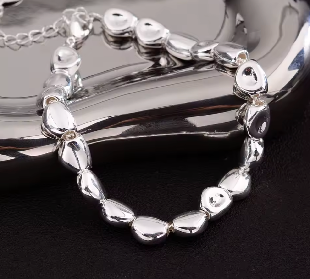 100% Solid 925 Sterling Silver Vintage Handmade Bracelet