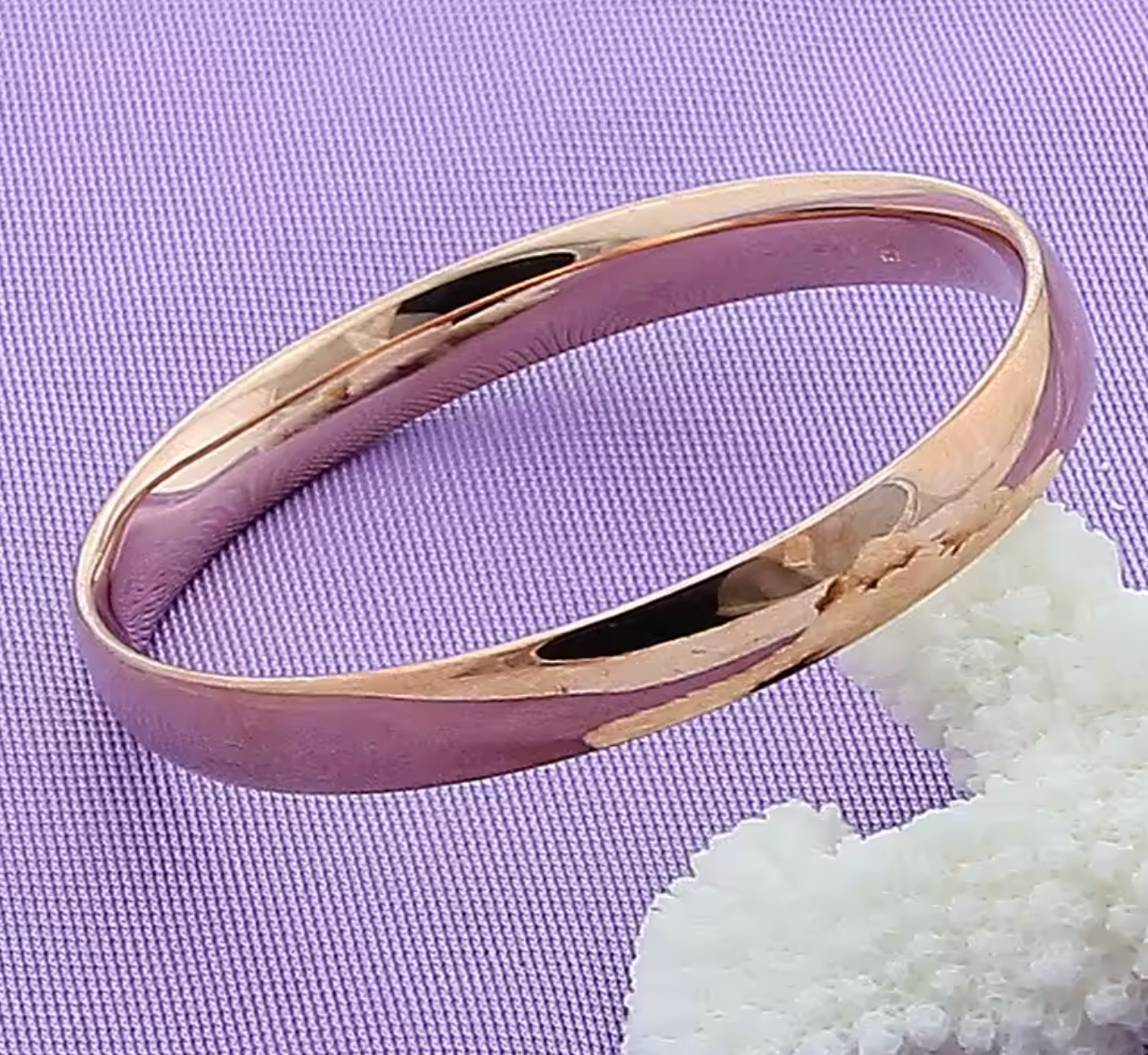 925 Sterling Silver Round Bracelet Bangle