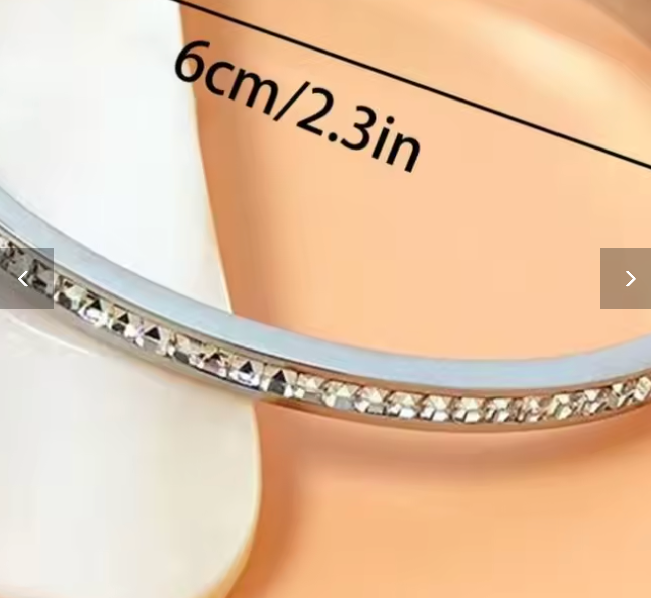 Stainless Steel Cubic Zircon Bracelet Bangle