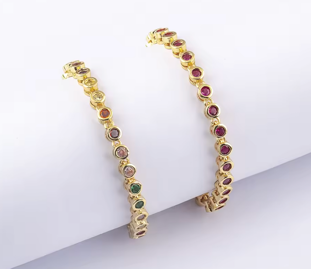 6 Colors Shiny Crystal Bracelet for Women