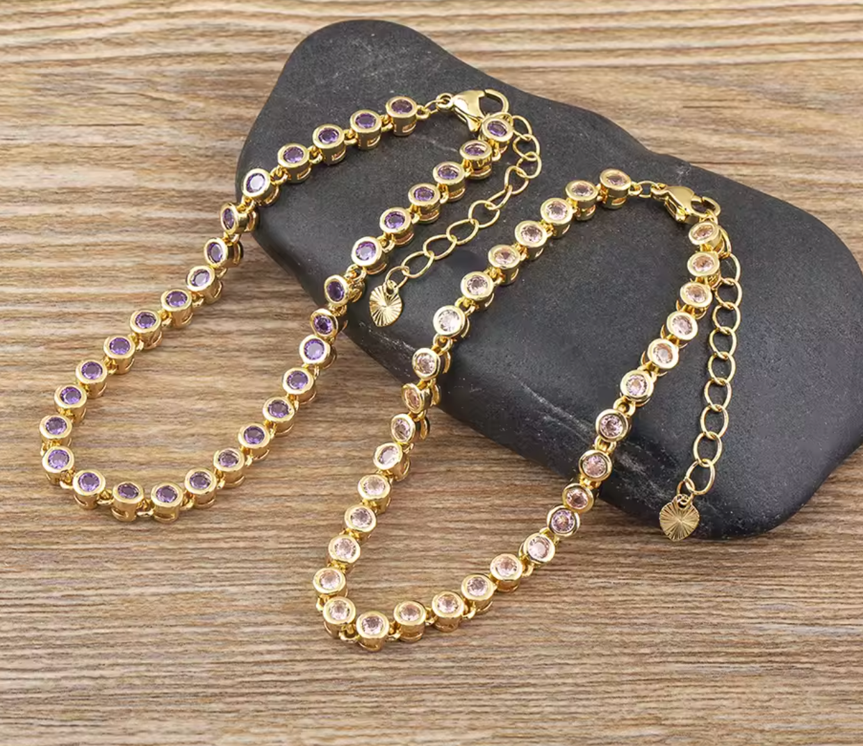 6 Colors Shiny Crystal Bracelet for Women
