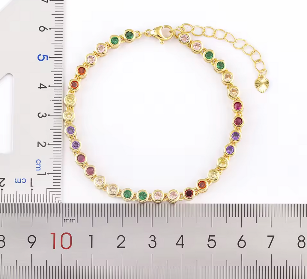 6 Colors Shiny Crystal Bracelet for Women