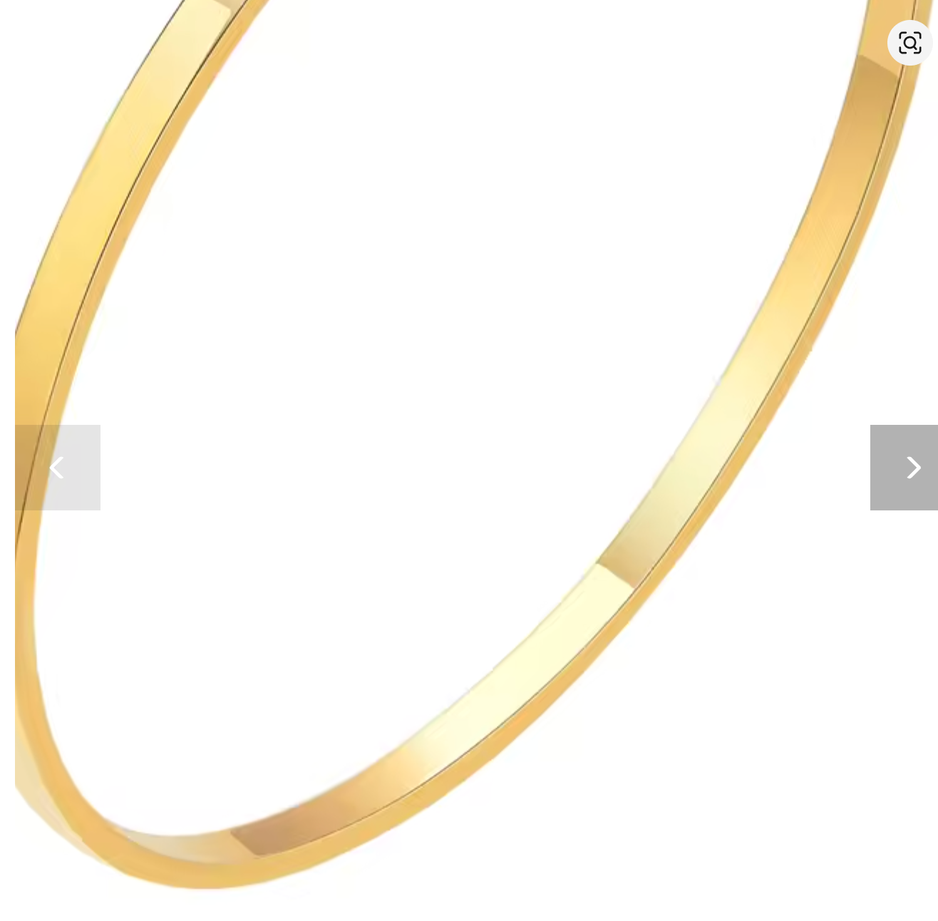 Women’s Stainless Steel Thin Gold Plated Bar Bracelet