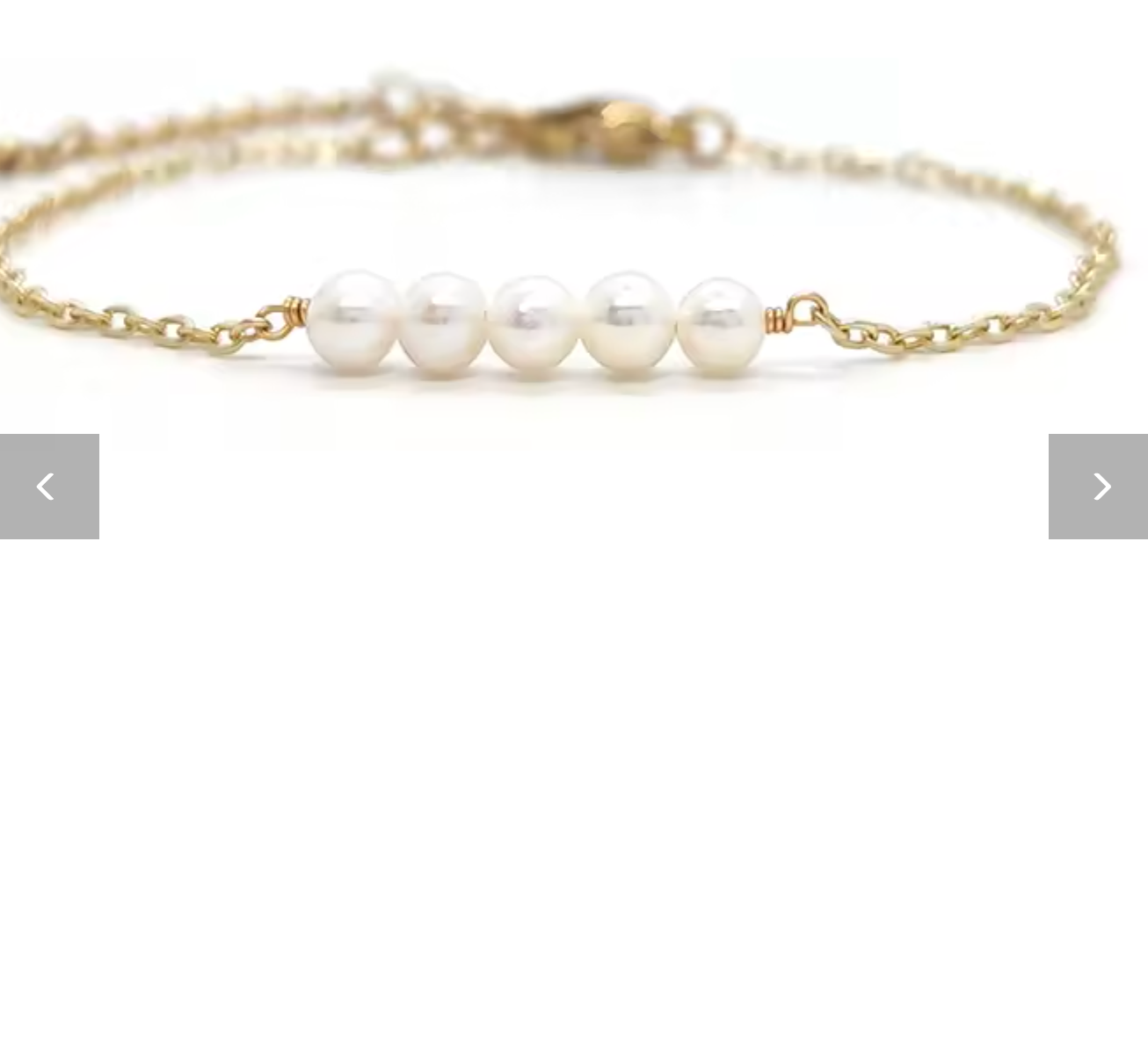 Stainless Steel Chain Bracelet with Natural Pearl for Women